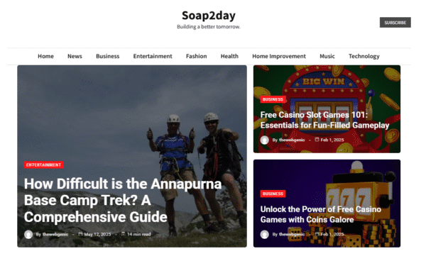 Publish Guest Post on mysoap2day.com