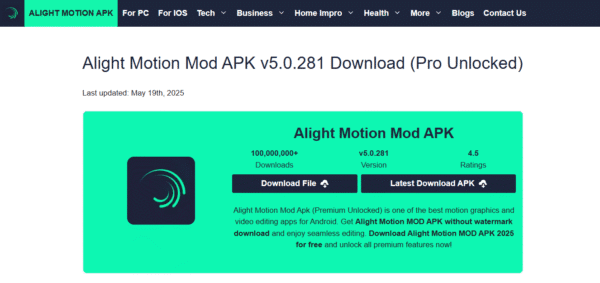 Publish Guest Post on alightmotionmodpro.com