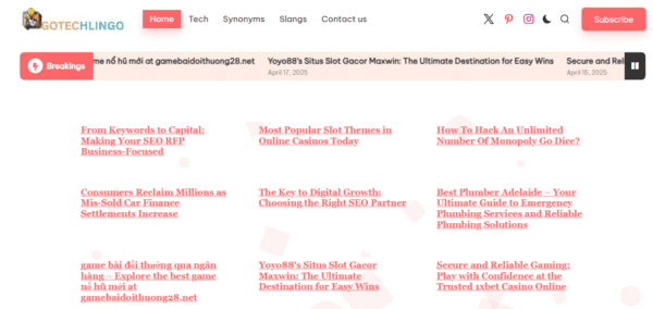 Publish Guest Post on gotechlingo.net