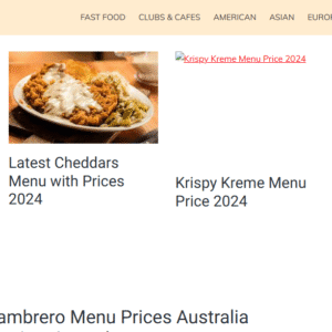 Publish Guest Post on menuaustralia.com